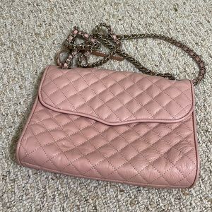 Rebecca Minkoff blush pink quilted bag